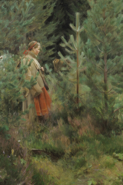 Anders Zorn, Hirtin, 1908. Courtesy of the Hamburger Kunsthalle