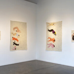 Marlon Wobst, Lockerungsübung, exhibition view. Courtesy of Galleri Urbane