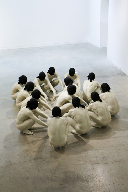 Various artists, A false security, exhibition view. Courtesy of Aicon Contemporary 