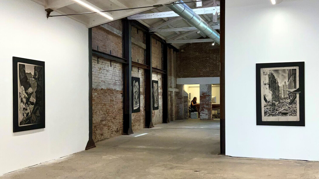 João Vilhena, Predizione perdizione, veduta della mostra. Per gentile concessione della Galleria Alberta Pane