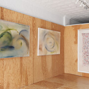 Arlina Cai and Gail Tarantino, In other words, exhibition view. Courtesy of Uprise Art