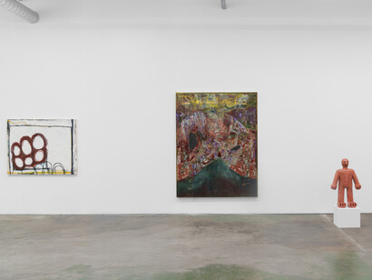 Various artists, The body does not explain itself, exhibition view. Courtesy of Nicodim Gallery