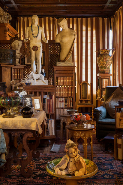 The Priory, or the house of "Friar Gabriel Prior", is the last home of Gabriele d'Annunzio furnished and decorated following his taste as an "incomparable upholsterer"