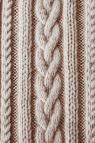 Close-up Irish sweater, Aran sweater