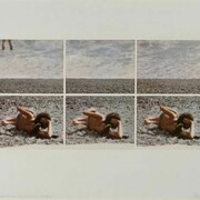 Roger Cutforth, Girl on a beach, 1974-75, 75 x 100 cm, fotografia a colori