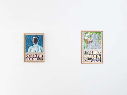 Various artists, Comic abstraction, exhibition view. Courtesy of König Gallery