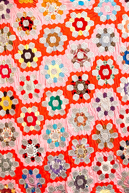 Michele Pred, Untitled (Vintage quilt). Courtesy of Nancy Hoffman Gallery