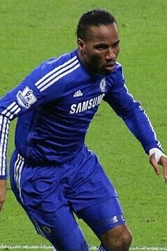 Didier Drogba durante un partido entre Chelsea y Everton, 11 de febrero de 2015