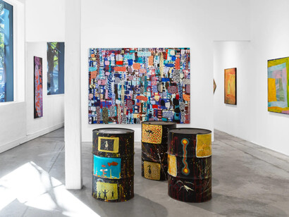 Various artists, Where the land meets the sky, exhibition view. Courtesy of Arthouse Gallery 