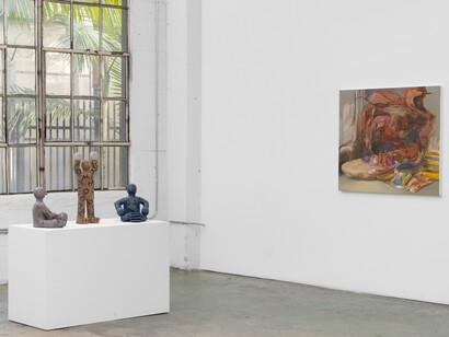 Various artists, The body does not explain itself, exhibition view. Courtesy of Nicodim Gallery