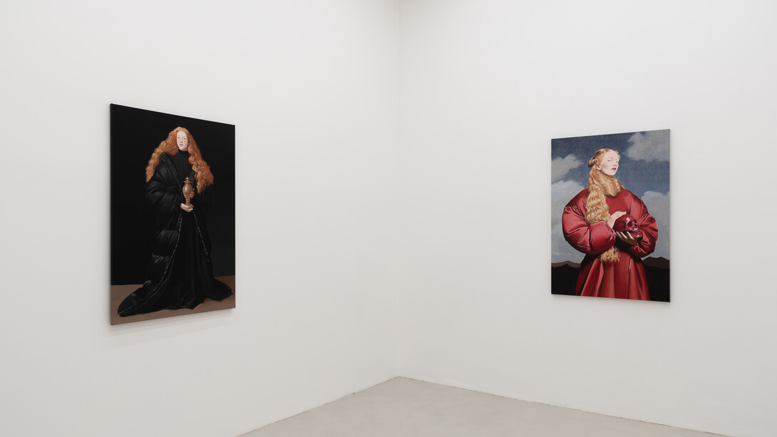 Nieves González, Sacred hair / Capelli sacri, vista della mostra. Cortesia di T293