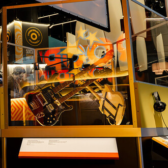 Rétro – La musique populaire au Canada des années 60, 70 et 80, vue de l’exposition. Avec l’aimable autorisation du Canadian Museum of History