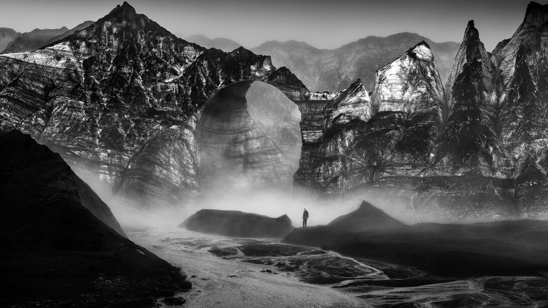 Ragnar Axelsson, Glaciar Kötlujökull, Islandia, 2021. Cortesía de la Fundación Proa