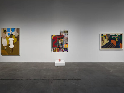 Eileen Harris Norton, Destiny is a rose, exhibition view. Courtesy of Hauser & Wirth Gallery