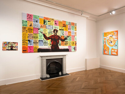 Charlie Ahearn, Wild style, exhibition view. Courtesy of Woodbury House