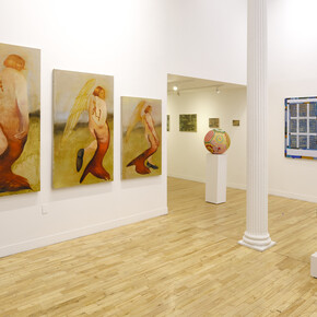 Various artists, Between myth and memory, exhibition view. Courtesy of 81 Leonard Gallery 