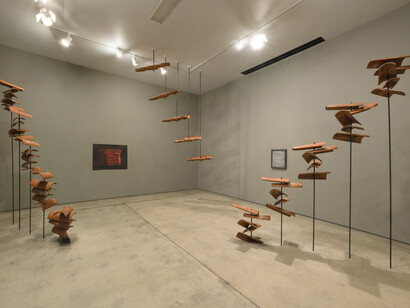 Jackie Castillo, Descent, like the return, exhibition view. Courtesy of ICA LA
