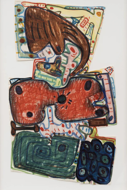 Elizabeth Murray, Untitled (study for painting), 2000. Courtesy of Rebecca Camacho Presents