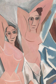 Pablo Picasso, Les Demoiselles d'Avignon, detail