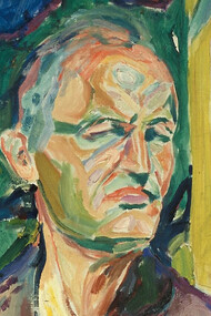 Autorretrato del genial pintor noruego. Foto: Isaac Reyes