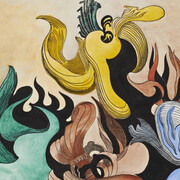 Jens Lund, Mon âme voltige sur les parfums…(Baudelaire), 1901. Part of the Jens Lund Collection, The Vejen Art Museum. Photo: Pernille Klemp