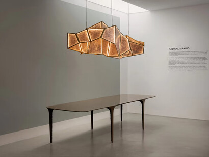 Various artists, Radical making. Pursuit of form, exhibition view. Courtesy of Carpenters Workshop Gallery 