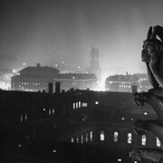 Brassaï, Nocturnal view over Paris from Notre-Dame, 1933-1934, © Estate Brassaï 