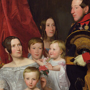 Ferdinand Georg Waldmüller, Gierster family portrait (detail), 1838. Courtesy of DomQuartier Museum