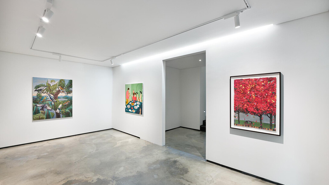 Various artists, Morning haze, exhibition view. Courtesy of Lazy Mike Gallery