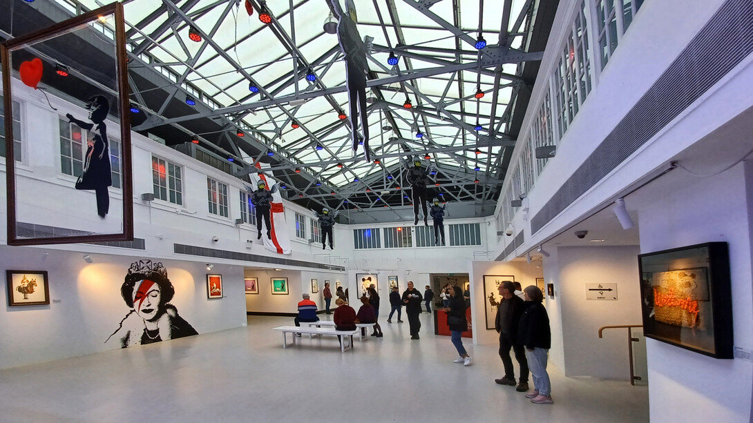 Exhibition overview of Banksy: Limitless in Old Brompton Road, London UK 2025 © Banksy / the Author 2025