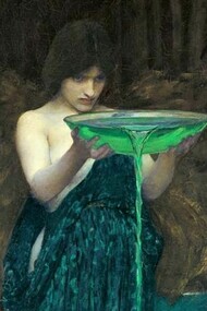 J. W. Waterhouse, “Circe invidiosa”, 1892, Adelaide, Art Gallery of South Australia.