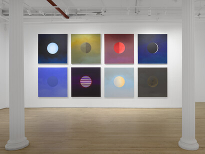 Wanda Koop, Magnetic field, exhibition view. Courtesy of the artist and Night Gallery, Los Angeles. Photography by Lance Brewer