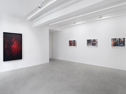 Nicolas Lebeau, Would you wear my eyes? Exhibition view. Courtesy of Kamel Mennour Gallery