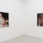 Nieves González, Sacred hair / Capelli sacri, exhibition view. Courtesy of T293