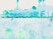 Frank Bowling, Up three (detail), 2023. Courtesy of Marc Selwyn Fine Art