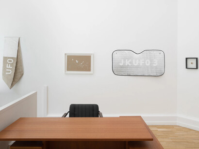 Július Koller, Antihappening, exhibition view. Courtesy of The Mayor Gallery
