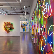 Installation view of Judy Pfaff: Light years (Cristin Tierney Gallery, New York, October 17 - December 20, 2025). Photograph by Adam Reich. Courtesy the artist and Cristin Tierney Gallery, New York