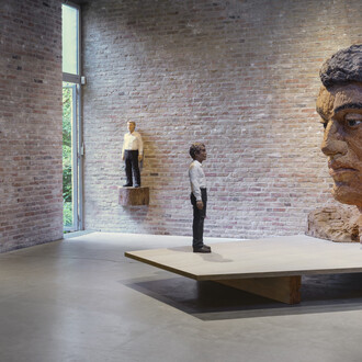 Stephan Balkenhol, ausstellungsansicht. Mit freundlicher genehmigung der König Galerie