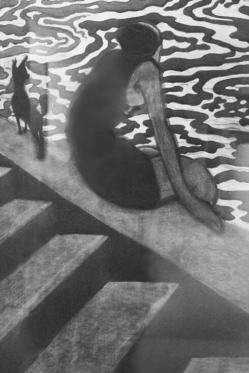 Léon Spilliaert, La bañista (1910)