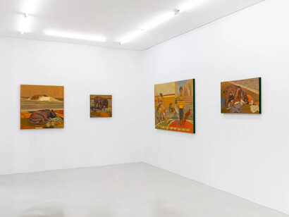 Ian Salamente, Fome do cão, vista da exposição. Cortesia da Zipper Galeria