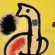 Joan Miró, Senza Titolo, n.d. Olio su cartone, 91,5 x 64,5 cm Fundació Pilar i Joan Miró, Mallorca © Successió Miró by SIAE 2012
Foto: © Joan Ramón Bonet & David Bonet / Cortesía Archivo Fundació Pilar i Joan Miró a Mallorca