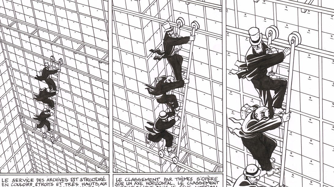 Marc-Antoine Mathieu, Rétrospective. Avec l'aimable autorisation de la galerie Huberty & Breyne