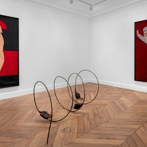 Enrico David, The soul drains the hand, vue de l'exposition. Avec l'aimable autorisation de White Cube