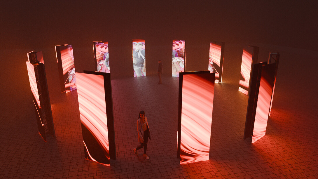 Cecilie Waagner Falkenstrøm, A black hole calling us (detail), 2025. Courtesy of ARoS