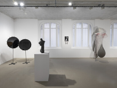 Artistes variés, Urania, vue de l'exposition. Avec l'aimable autorisation de la Galerie Jocelyn Wolff. Photo de Fabrice Gousset