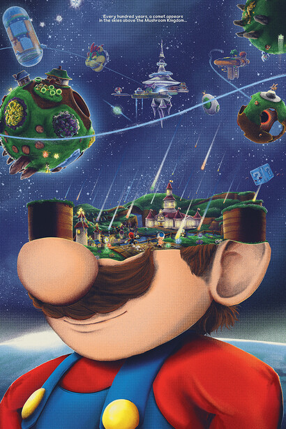 Bailey Race, Super Mario Galaxy (detail). Courtesy of Spoke Art 