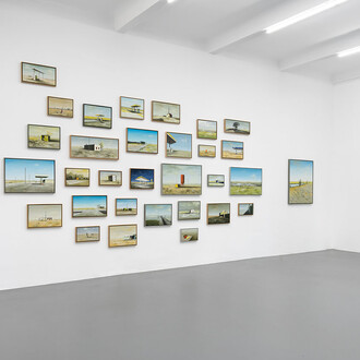 Andreas Silbermann, On the road, exhibition view. Courtesy of Galerie Poll