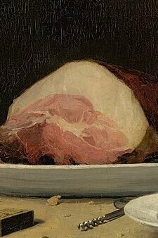 "Naturaleza muerta: exceso", óleo sobre lienzo, Albert Anker, 1896