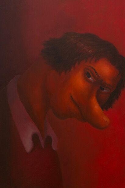 Nicasio Fernandez, Unwelcomed, 2025. Courtesy of Berggruen Gallery