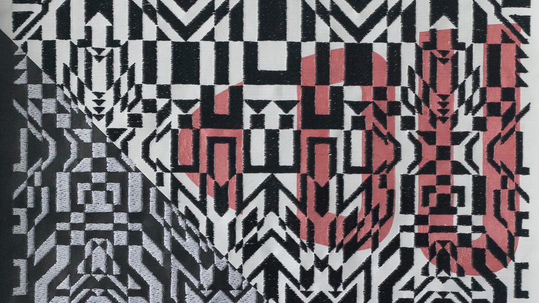 Caroline Monnet, Short days of fall (detail), 2025. Courtesy of the artist and Nunu Fine Art